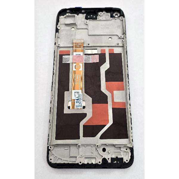 Pantalla para Oppo A96 4G CPH2333 mas tactil negro con marco negro Calidad Premium Triple A
