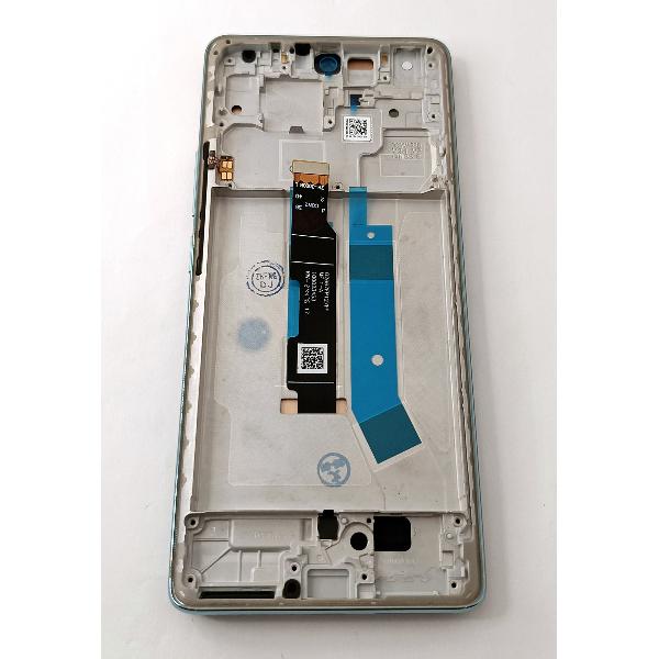 Pantalla lcd para Xiaomi Redmi Note 14 Pro 4G mas tactil negro con marco azul compatible TFT