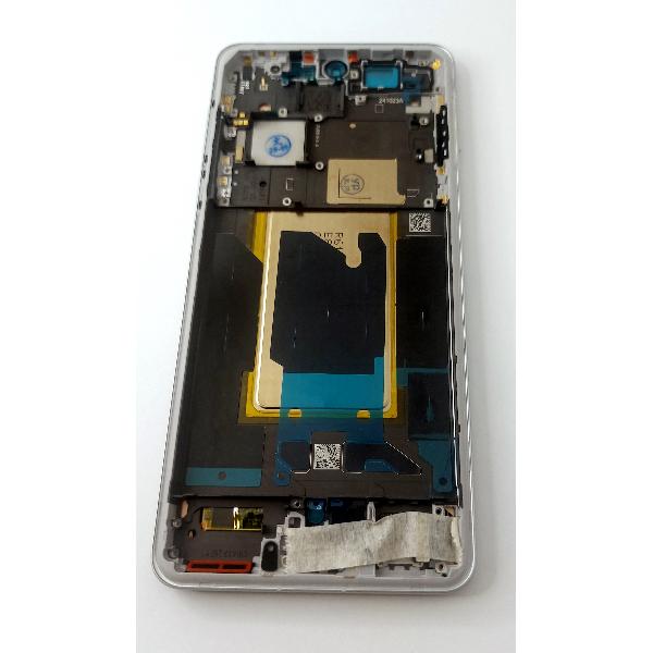 Pantalla lcd para Oppo Find X8 Pro 5G CPH2659 mas tactil negro con marco blanco calidad premium