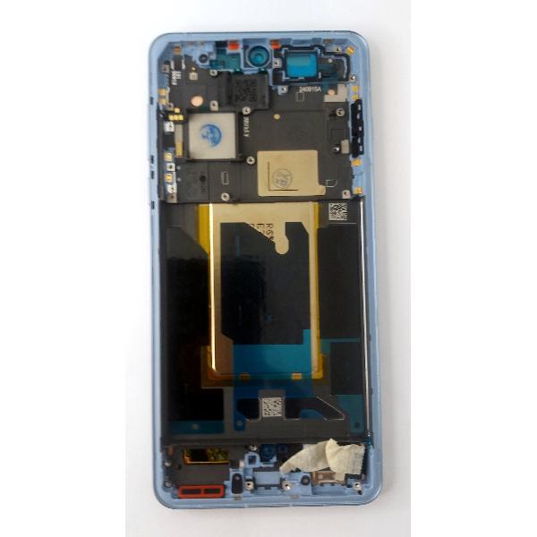Pantalla lcd para Oppo Find X8 Pro 5G CPH2659 mas tactil negro con marco azul calidad premium