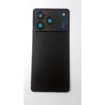 Tapa trasera o tapa bateria gris para ZTE Blade A76 4G con cubierta de camara