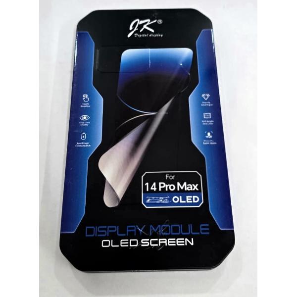 Pantalla lcd para iPhone 14 Pro Max A2893 A2894 A2895 A2896 A2651 mas tactil negro JK calidad Hard Oled