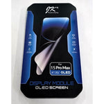 Pantalla lcd para iPhone 15 Pro Max A3106 A2849 A3105 A3108 mas tactil negro JK calidad Hard Oled