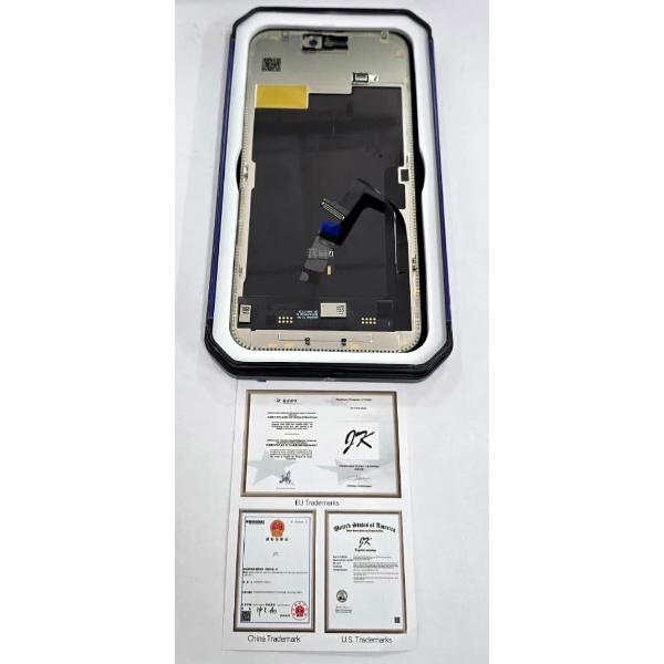 Pantalla lcd para iPhone 15 Pro Max A3106 A2849 A3105 A3108 mas tactil negro JK calidad Hard Oled