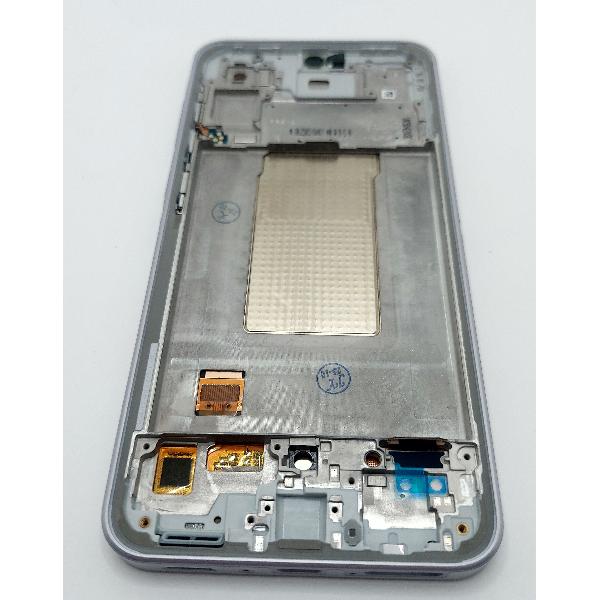 Pantalla lcd para Samsung Galaxy A36 A366 mas tactil negro con marco blanco calidad Oled