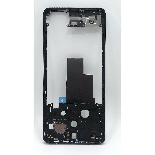 Carcasa o marco central negro para Oppo Reno 12 F 5G CPH2637