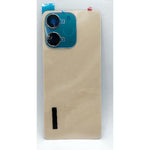 Tapa trasera o tapa bateria dorada para Realme Note 70 Realme Note 70T con cubierta de camara