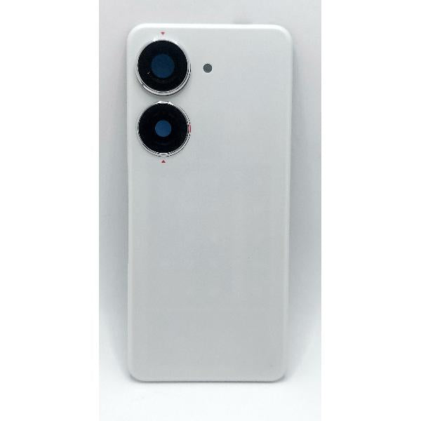 Tapa trasera o tapa bateria blanca para Asus Zenfone 10 con cubierta de camara