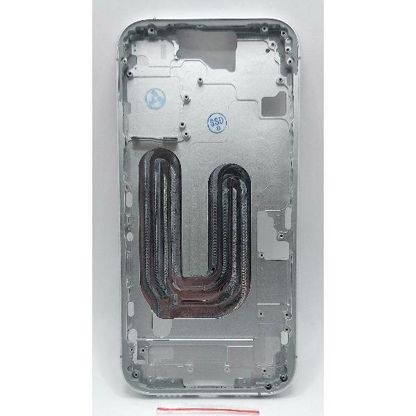 Carcasa o marco central blanco para iPhone 16 A3287 A3081 A3286 A3288 con botones laterales