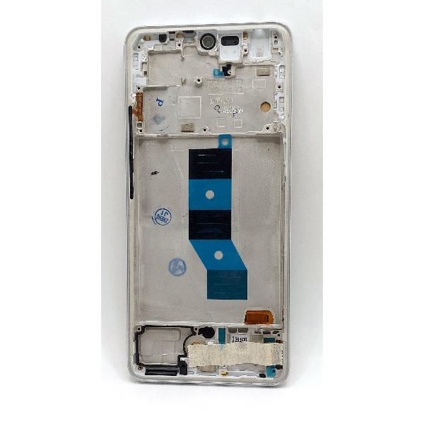 Pantalla lcd para Xiaomi Redmi Note 14 5G mas tactil negro con marco plata calidad Oled