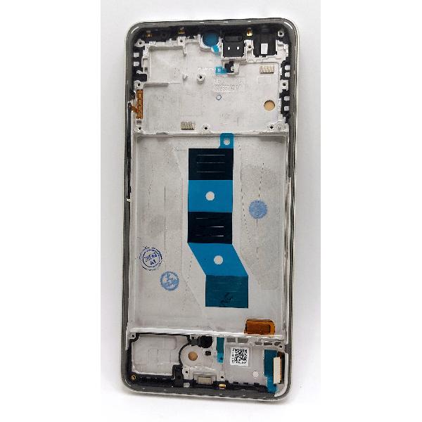 Pantalla lcd para Xiaomi Redmi Note 14 5G mas tactil negro con marco gris dorado calidad Oled