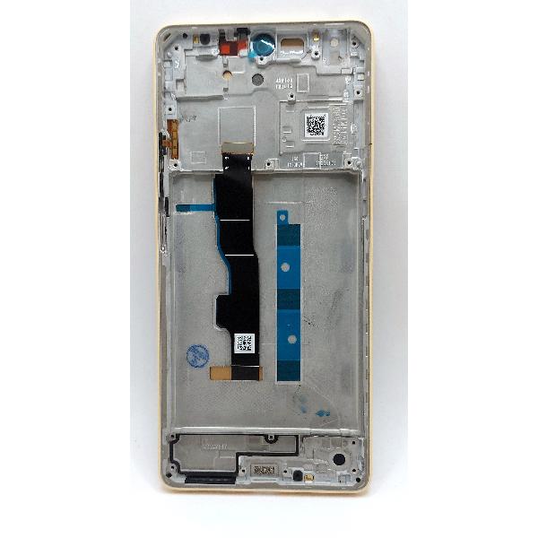 Pantalla lcd para Xiaomi Redmi Note 13 5G mas tactil negro con marco dorado compatible TFT