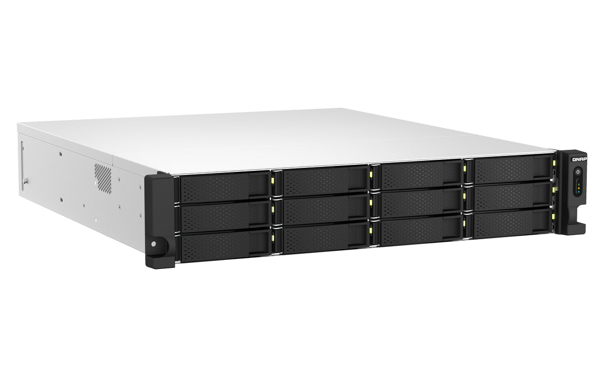 Servidor nas qnap ts - h1887xu - rp - e2336 - 32g 18 bahias 2u rack