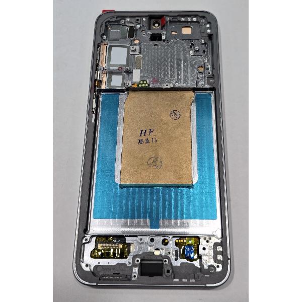 Pantalla lcd para Samsung Galaxy S25 Plus 5G S936 mas tactil negro con marco plata calidad Oled