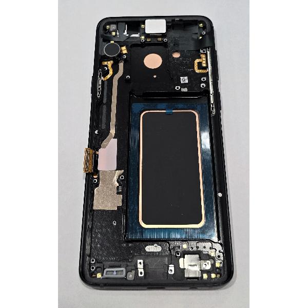 Pantalla lcd para Samsung Galaxy S9 Plus SM-G965F tactil negro marco negro ensamblado GH97-21691A Service Pack