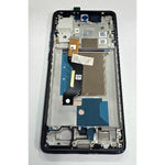 Pantalla lcd para Motorola Edge 60 mas tactil negro con marco azul 5D68C29943 Service Pack