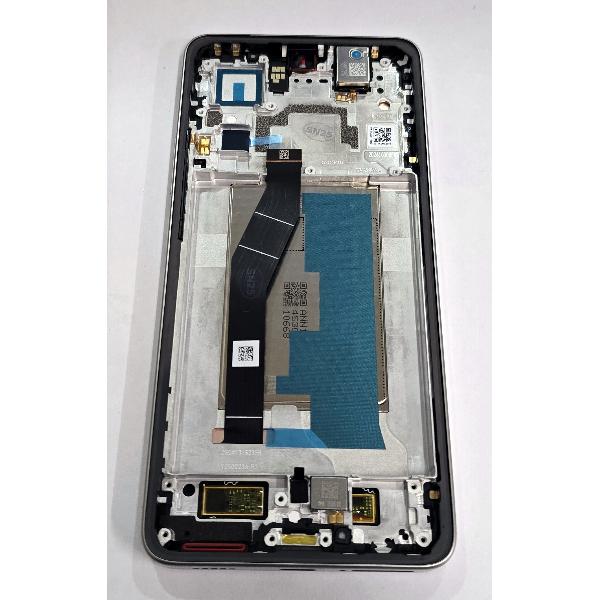 Pantalla lcd para Xiaomi 14T 5G mas tactil negro con marco gris 5600040N12A00 Service Pack