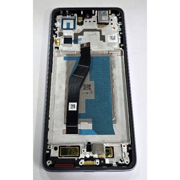 Pantalla lcd para Xiaomi 14T 5G mas tactil negro con marco azul 5600050N12A00 Service Pack