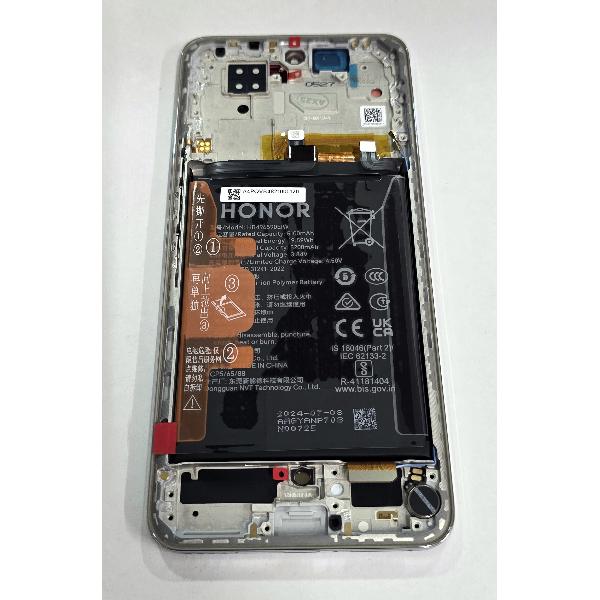 Pantalla lcd para Huawei Honor 200 ELI-AN00 mas tactil negro con marco blanco 0235ALRK Service Pack
