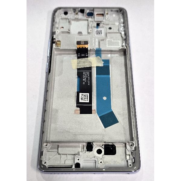 Pantalla lcd para Xiaomi Redmi Note 14 Pro 4G 24116RACCG tactil negro con marco morado 560002000O600 Service Pack