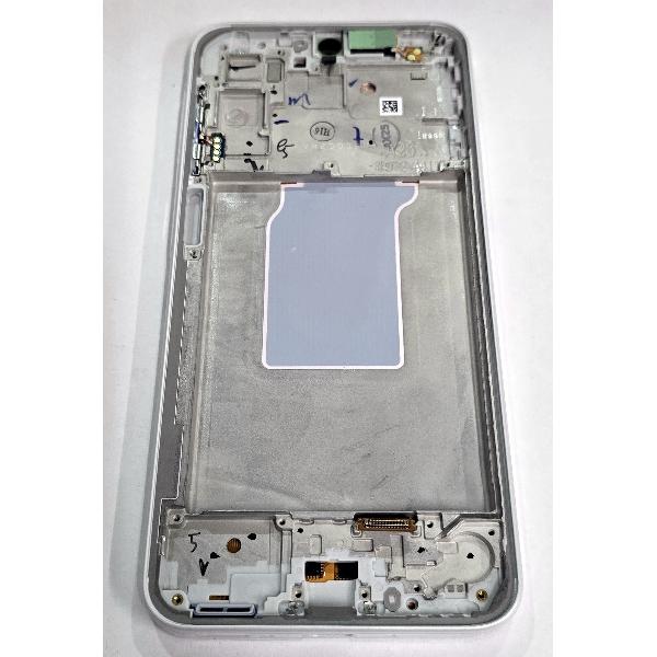 Pantalla lcd para Samsung Galaxy A26 5G A266B mas tactil negro con marco blanco GH82-37049B Service Pack