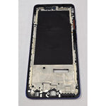 Carcasa o marco central azul oscuro para Motorola Moto G56 5G con botones laterales