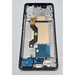 Pantalla lcd para Motorola Edge 60 5G mas tactil negro con marco verde calidad premium