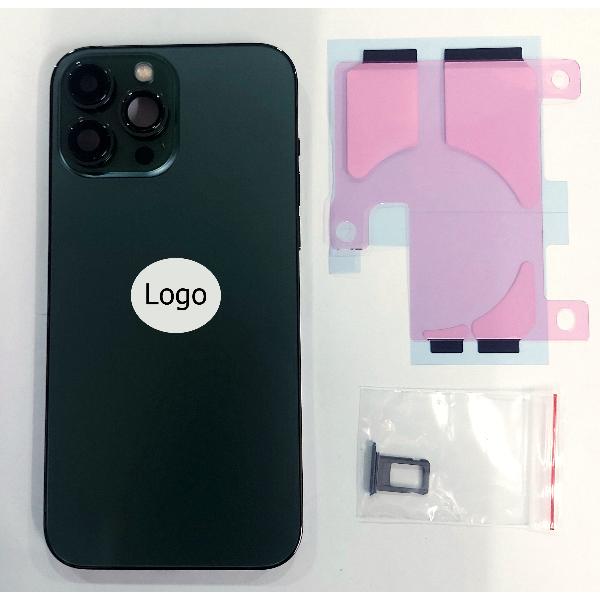 Tapa trasera o tapa bateria verde para iPhone 13 Pro Max mas marco central con componentes Remanufacturada Grado A