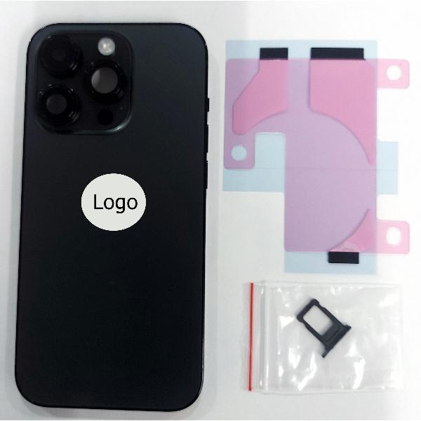 Tapa trasera o tapa bateria negra para iPhone 14 Pro A2889 mas marco central y componentes Remanufacturada Grado A