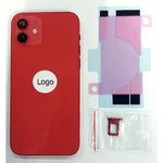 Tapa trasera o tapa bateria roja para iPhone 12 A2402 mas marco central con componentes Remanufacturada Grado A