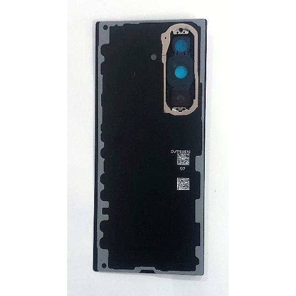 Tapa trasera o tapa bateria plata para Samsung Galaxy Z Fold 7 F966 con cubierta de camara