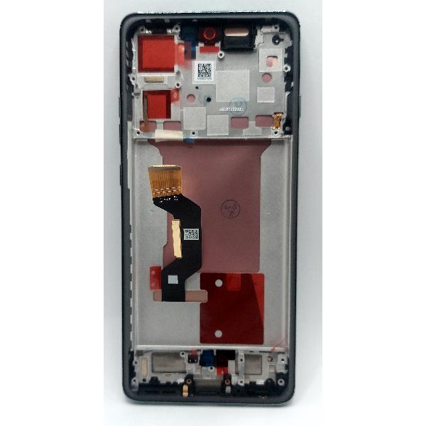 Pantalla lcd para Motorola Edge 60 Pro 5G mas tactil negro con marco verde calidad premium