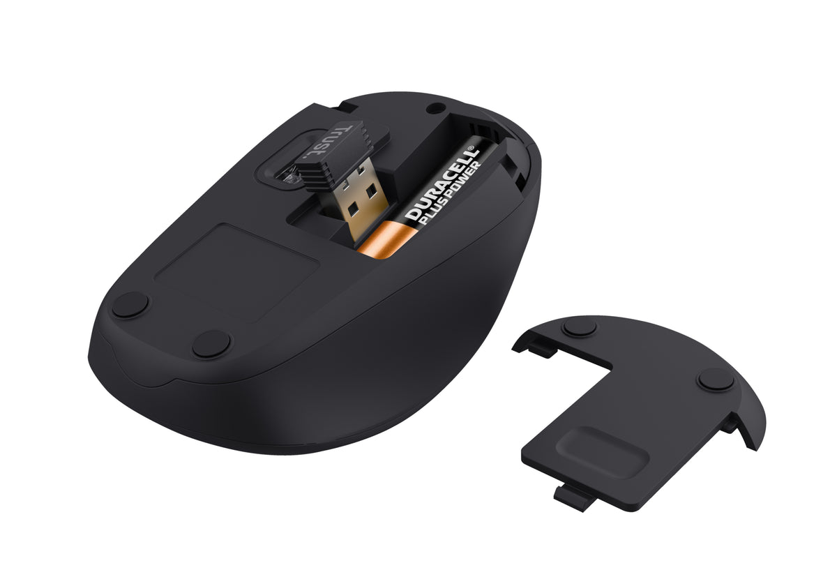 Ratón Mini Inalámbrico Trust TM-201/ Hasta 1600 DPI