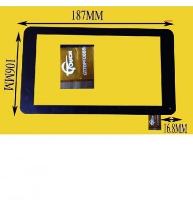Pantalla táctil repuesto Tablet china 7 Modelo 56 gt70pfd88"