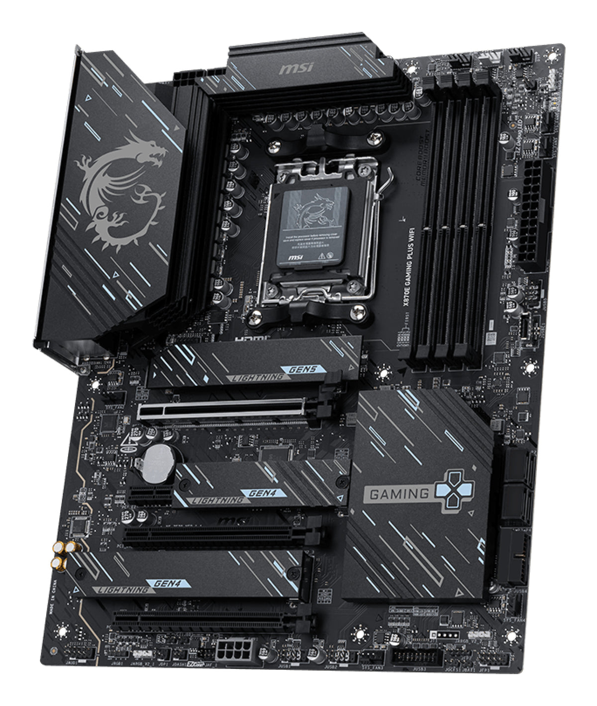Placa base MSI mpg x870e gaming plus WiFi ATX am5 4xddr5