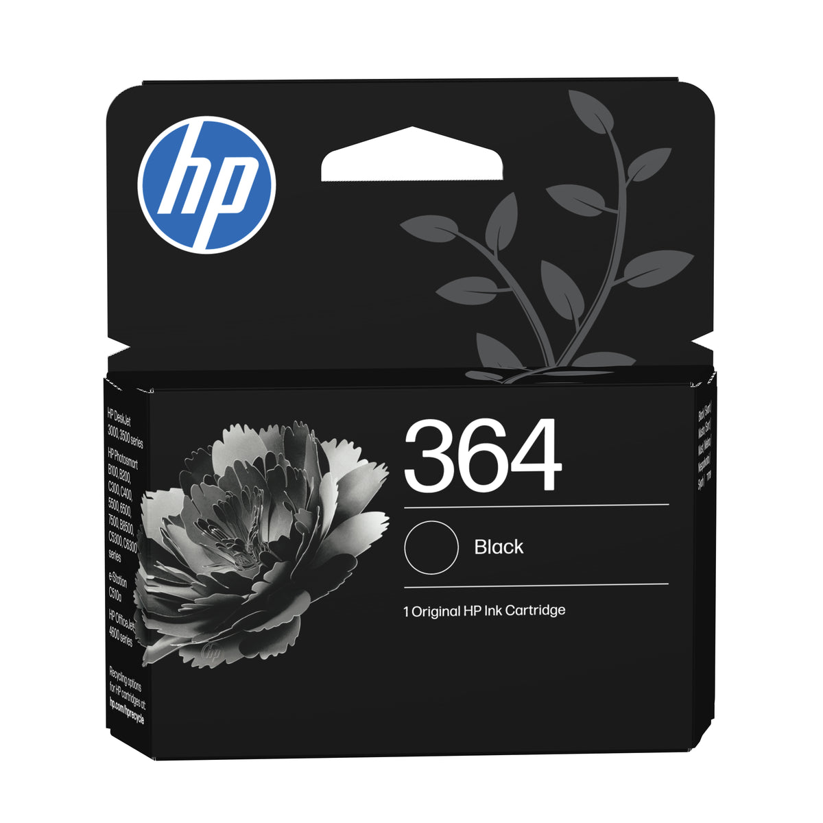 Cartucho tinta HP 364 cb316ee negro 6ml b8550 · d5460 · c6380 · c5380