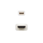 Cable Nanocable conversor mini dp a HDMI mini dp - m · HDMI - m blanco 2.0 m