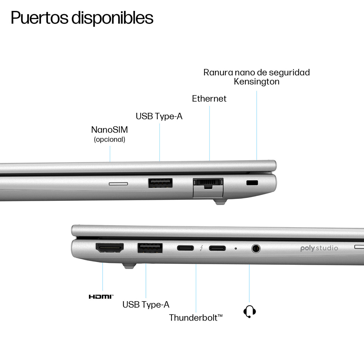 Portatil Hp elitebook 6 g1i AI 13.3 pulgadas ultra 5 - 225u · 16GB · SSD 512GB · W11P