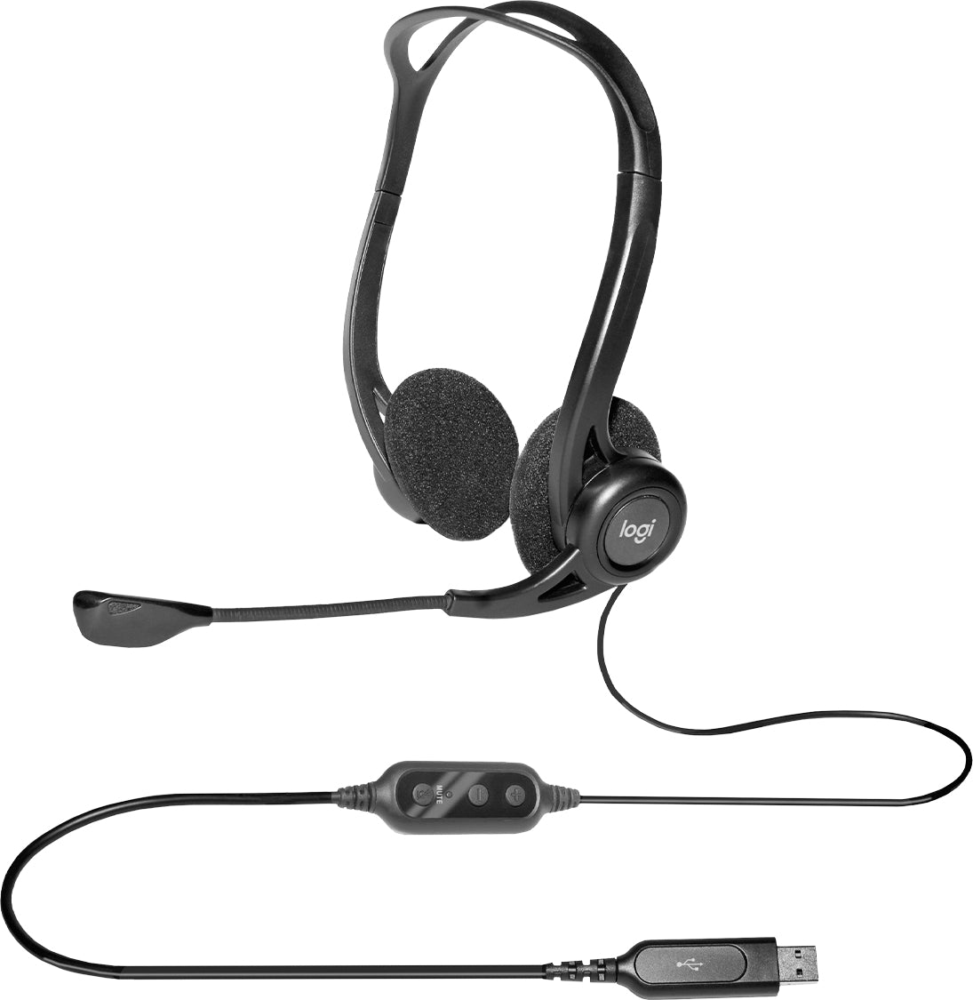 Auriculares con micrófono Logitech pc960 usb