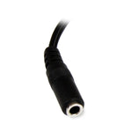 Cable mini jack 3.5mm startech 0.15m · macho - hembra