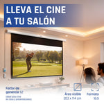 Iggual Pantalla eléctrica 16:9 92 203x114 cm