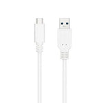 Cable USB 3.1 Nanocable 10.01.4002-W/ USB Tipo-C Macho - USB Macho/ 2m/ Blanco - PixelPlaza
