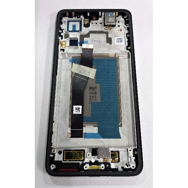 Pantalla lcd para Xiaomi 14T mas tactil negro con marco negro 5600030N12A00 Service Pack