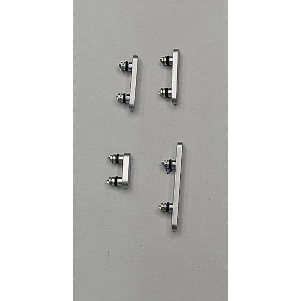 Set de botones laterales blancos para iPhone 17 Pro iPhone 17 Pro Max calidad premium