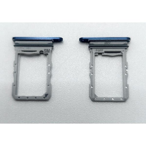 Soporte o bandeja sim azul para Samsung Galaxy Z Flip 7 F766 calidad premium