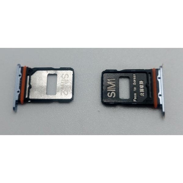 Soporte o bandeja sim azul para Xiaomi Poco F7 Pro 5G calidad premium