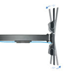 Soporte de Pared Orientable / Inclinable TooQ LP4380XL-B para TV de 43-80"/ hasta 50kg
