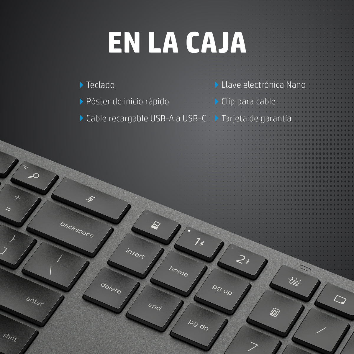 Teclado hp 975 modo dual inalambrico