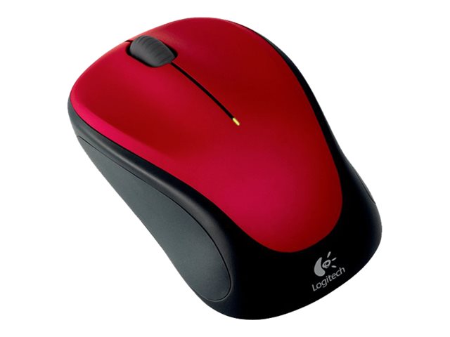 Ratón Inalámbrico Logitech M235/ Hasta 1000 DPI/ Rojo