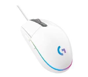 Mouse ratón Logitech g203 lightsync blanco gaming 8.000 dpi 6 botones